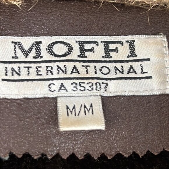 Moffi International Brown Faux  Shearling - Picture 2 of 10